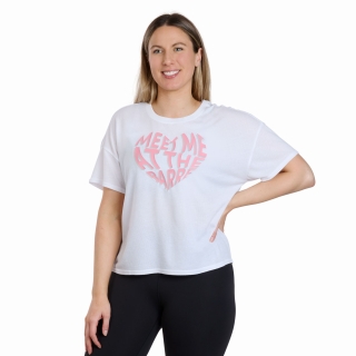 Bar Method Heart Crop T-shirt