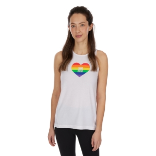 Bar Method Womens Heart Graphic Muscle Tank