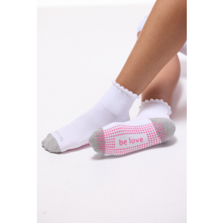 Be Love Grip Socks Short Crew 