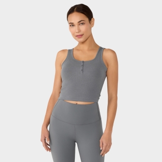 Tavi Fitted Henley Tank Shadow