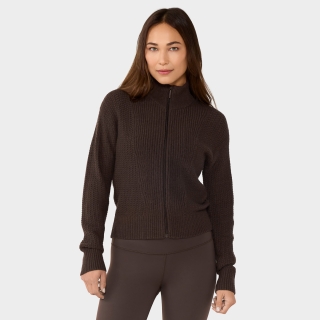 TAVI Alpine Full Zip Sweater Jacket Espresso
