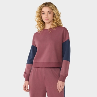 TAVI Contrast Terry Swtshrt Deep Ember Navy 