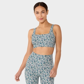 TaviCloud Square Neck Bra Floral Scape 