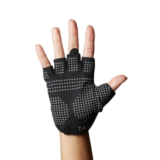 Tavi Half Finger Grip Gloves Ebony