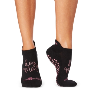 Bar Method x Tavi Grip Sock -Dog Mom